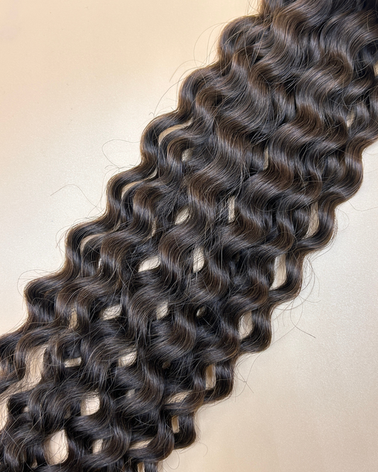 extension bouclé ebene zoomer châtain très foncé 